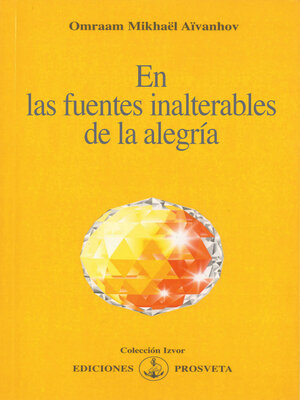 cover image of En las fuentes inalterables de la alegría
